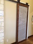 Knotty Alder Chalkboard Barn Door 2 small