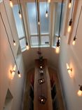 17 Light Ladder Styled Industrial Steel Pipe Chandelier 4 small