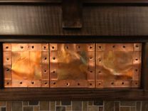 Maple Fireplace Surround With Copper Accent 4 small