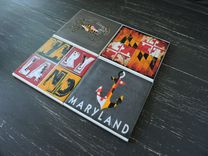 Maryland Flag Theme Ceramic Coasters 3 small