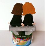 Gay Wedding Look Alike Cake Topper Party Centerpiece 4 small
