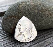 Coin Guitar Picks-Silver 2 small
