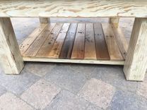 Rustic Farmhouse Reclaimed Wood Coffee Table 2 small