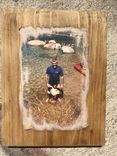 Photo Transfer On Wood!  Any Size- From Magnets To Posters! 3 small
