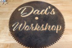 Shop Sign From Real Saw Blades 1 small