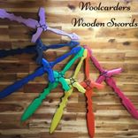 Oak Play Sword - Medium 1 small
