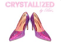 Fully Crystallized High Heels Bling Shoes Genuine European Crystals Bedazzled Pumps Bridal Wedding 4 small