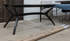 Mid Century Modern Inspired Cherry Extension Table 3 small