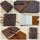 Leather Bound Journal Art Sketchbook Travel Adventure Diary Architect Field Notebook 668b 6 small