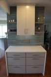 White Oak Face Grain Kitchen Island 4 small
