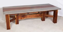 Live Edge Walnut And Concrete Conference Table 1 small