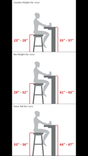 Industrial Counter Stools 4 small