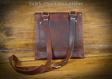 Bison Leather Cross Body Bag 3 small