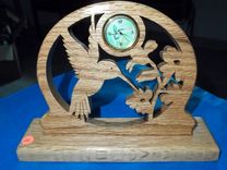 Scenic Art With Small Desk Clock 1 small