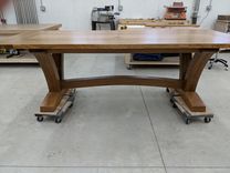 White Oak Trestel Table 5 small