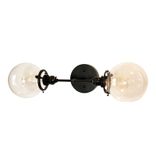 Modern Farmhouse 2-Bulb Vanity Light, In Matte Black 1 small
