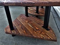 Modern Industrial Farmhouse End Table; Urban Rustic Tables 6 small