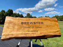 Custom Engraved Wood Guestbook Sign 1 small