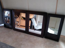 Custom Made Walnut Medicine Cabinets 3 small