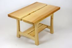 Inverted Live Edge Slab Table 1 small