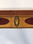 Reproduction William Whitehead D Shaped Federal Card Table 6 small