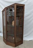 Custom Walnut And Glass Curio Cabinet 3 small