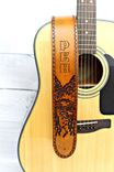 Custom Mountain Leather Guitar Strap 1 small