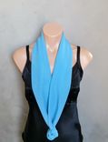 Crystal Blue Chiffon Scarf 3 small