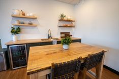 Live Edge Wooden Kitchen Island 3 small