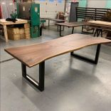 Single Slab Walnut Conference Table // Boardroom Table 3 small