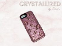 Lv Crystallized Iphone Case Any Cell Phone Bling Genuine European Crystals Bedazzled Louis Vuitton 4 small