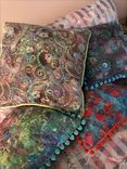 Pom-Pom Throw Pillows 4 small