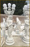 Maiden Statue Holding Candelobra Lamp 3 small