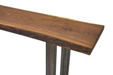 Live Edge Sofa Table, Behind The Couch Table, With Metal Legs, Home Bar Table, Bar Height Table 3 small