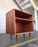 Small Mid Century Modern Style Record Cabinet In Mahogany Ply 4 small