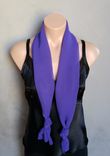 Purple Chiffon Scarf 4 small
