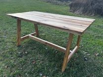 Custom Built Reclaimed Wood Farmhouse Table, Rustic Farmhouse Table 5 small