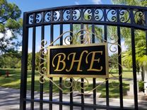 Aluminum Decorative Entry Gate Plaques 1 small
