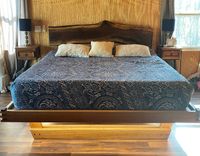 Custom Live-Edge Floating Platform Bed 6 small
