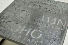 Maximus Urban Nyc Typography Coffee Table 2 small