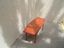 "Mittens And Slippers Ii" Antikea Danish Modern Coffee Table In Jatoba And Purpleheart 1 small