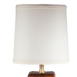 Vintage Carved Wood Box Lamp 4 small