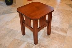 Arts And Crafts - Stickley Model 562 Taboret Replica Side Table 2 small