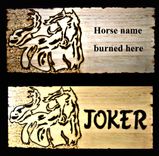 Horse Stall Sign, Custom  Signs, Custom, Wood, Personalized, Hand Created, 1 small