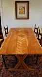 Live Edge Herringbone Dining Table 1 small