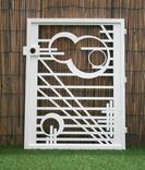 Modern Pedestrian Gate - Mid-Century Modern Design - Wright - Modern Metal Gate 1 small