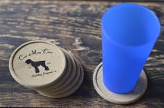 Personalized Cork Coasters (Set Of 4) 2 small