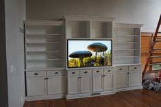 Solid Wood Entertainment Center 3 small