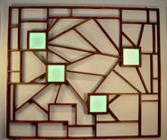 Contemporary Modern Illuminated Wall Art Sculpture 3 small