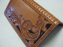 Bcl352 Roper Style Leather Bi-Fold Wallets 4 small